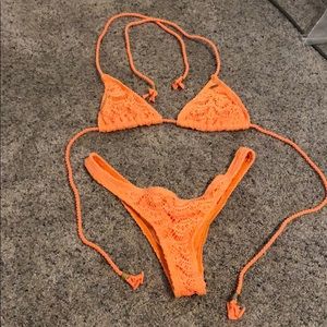 Roxy orange bikini